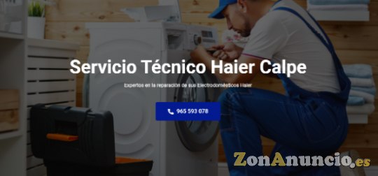 Servicio Técnico Haier Calpe 965217105